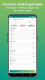 Easy Excel Spreadsheet App 4