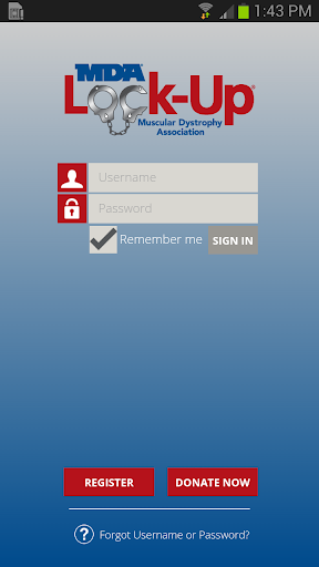 MDA Lock-Up App