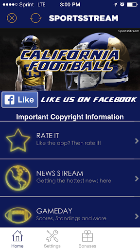 【免費運動App】California Football STREAM-APP點子