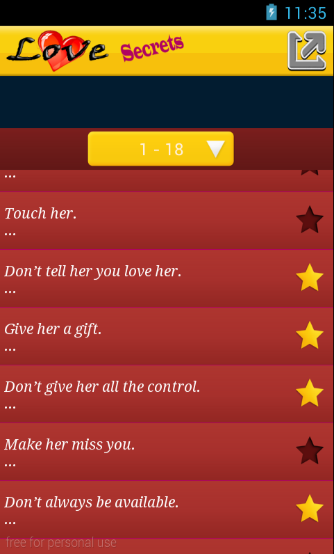 Make Her Fall in Love with you Screen 3