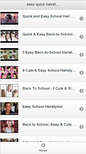 easy hairstyles for school