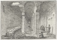 Oud waterreservoir in de omgeving van Lac de Lentini