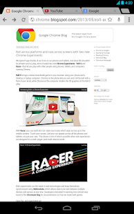 Navigateur Google Chrome - screenshot thumbnail
