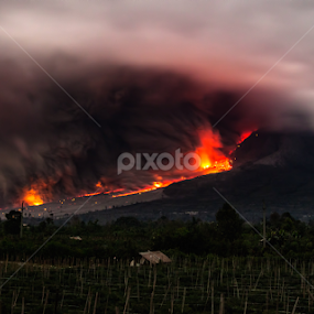 Mount Sinabung's Lava by Johan Joe - Landscapes Mountains & Hills