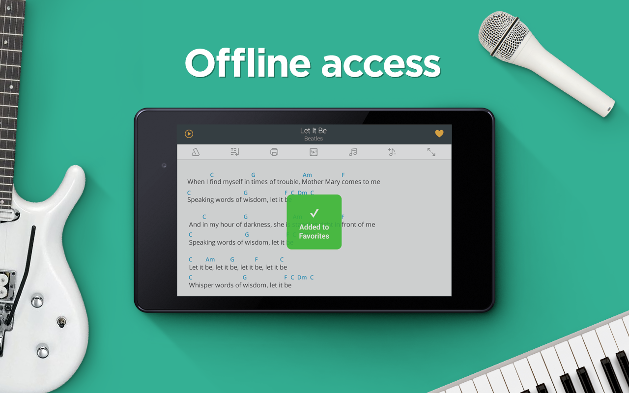   Ultimate Guitar Tabs & Chords- หน้าจอ 