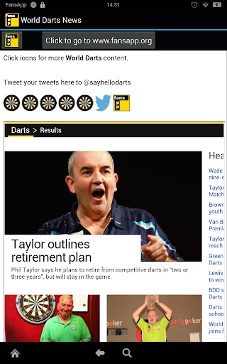 World Darts News FansApp