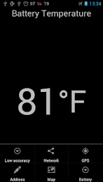 Fahrenheit thermometer poster 2