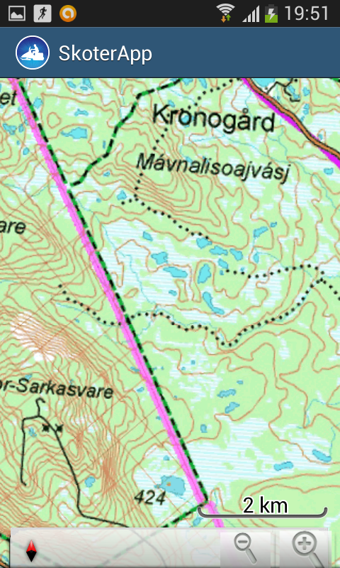 Snowmobile Navigator Sweden Screen 3