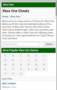 Xbox One Cheat Station