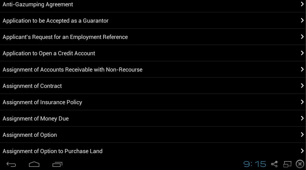 Everyday legal forms and agreements
