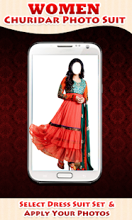 Women Churidar Photo Suit Screenshots 3