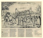_D'Arminiaensche dreckwaghen_, spotprent op de arminianen. Nederland, 1618