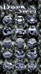 Dark Steel Icon Pack - screenshot thumbnail