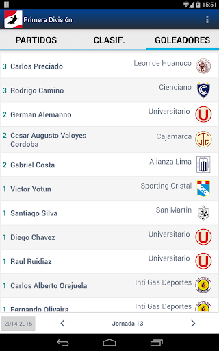 【免費運動App】Primera División Peru-APP點子