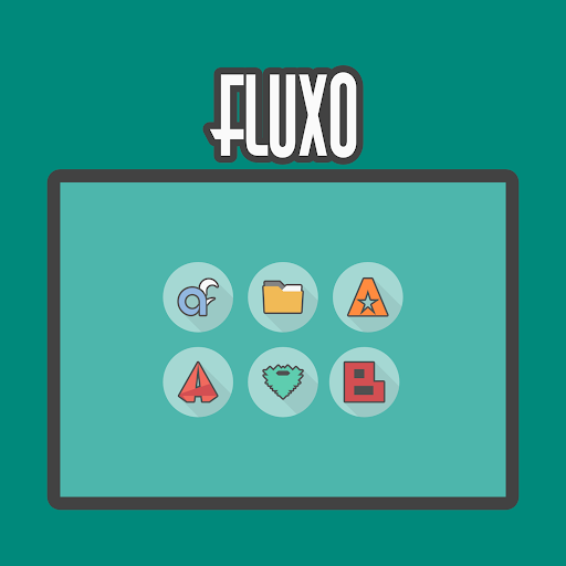 【免費個人化App】Fluxo - Icon Pack-APP點子