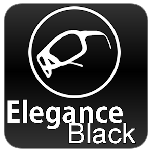Black Elegance Theme GO SMS.apk 1.1