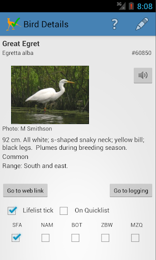 【免費書籍App】South Africa Birding Checklist-APP點子