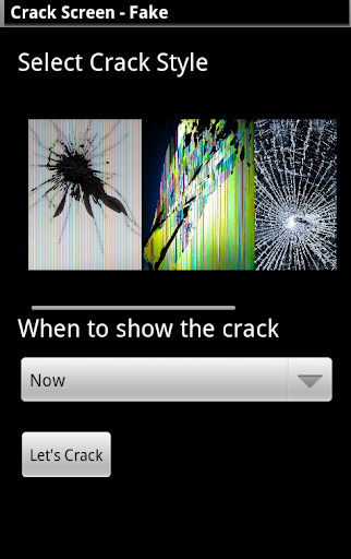Crack Screen - Fake