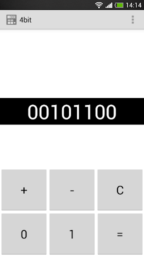 【免費工具App】4bit - Binary Calculator-APP點子