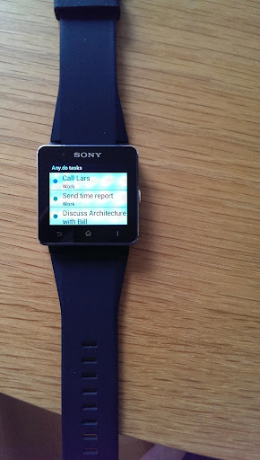 【免費工具App】Any.do for Sony Smart Watch-APP點子