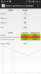 Weight and Balance Calculator