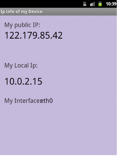 My public IP