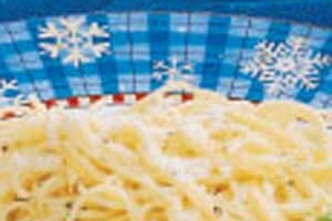 Honey-Garlic Angel Hair