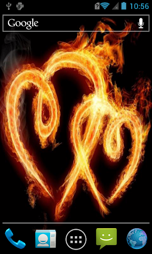 Two fiery hearts LWP