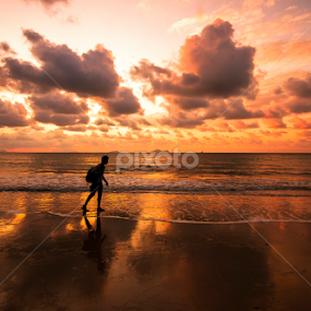 Alone by Victor Sim - Landscapes Beaches