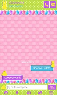 Free Easter Peeps Theme Go SMS APK for PC