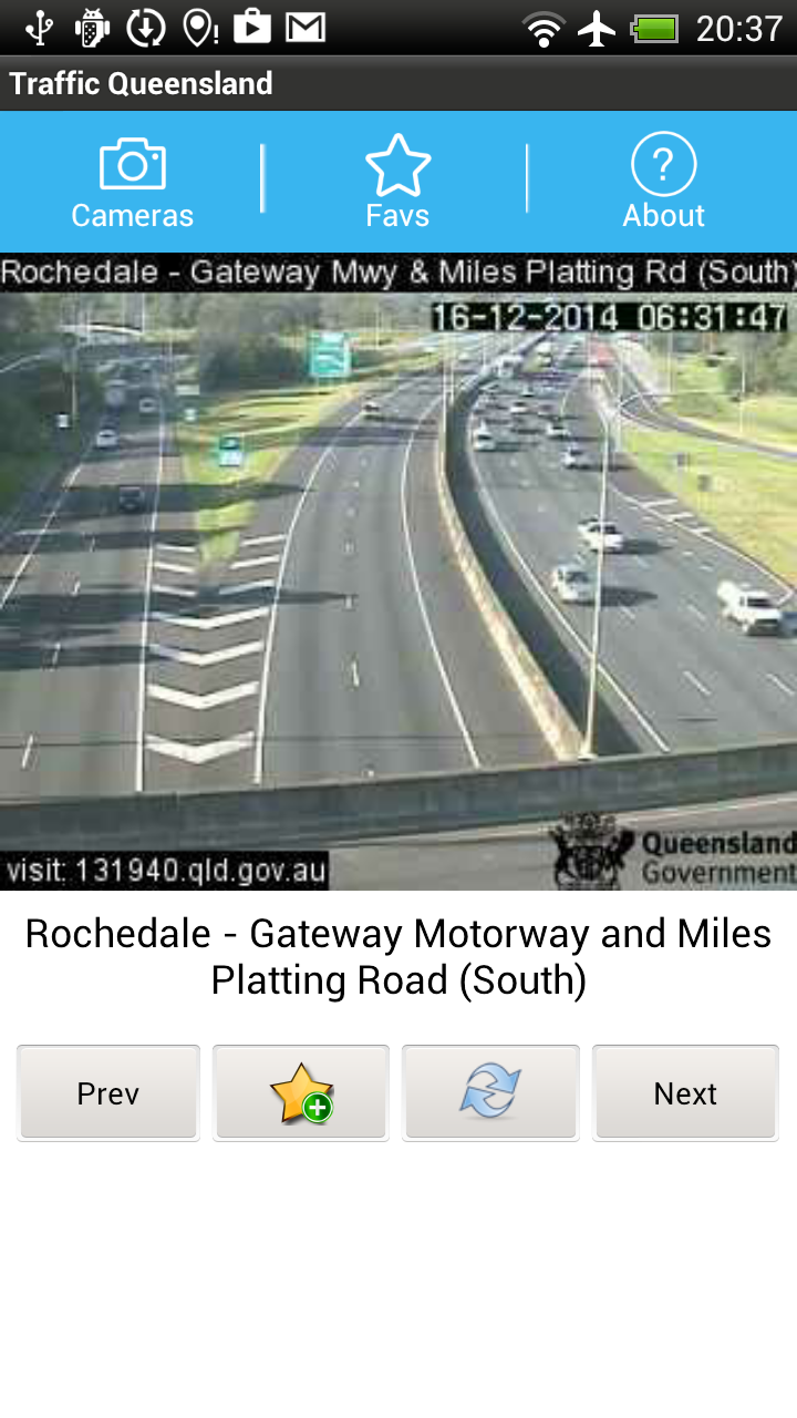 Live Traffic Brisbane Screen 3