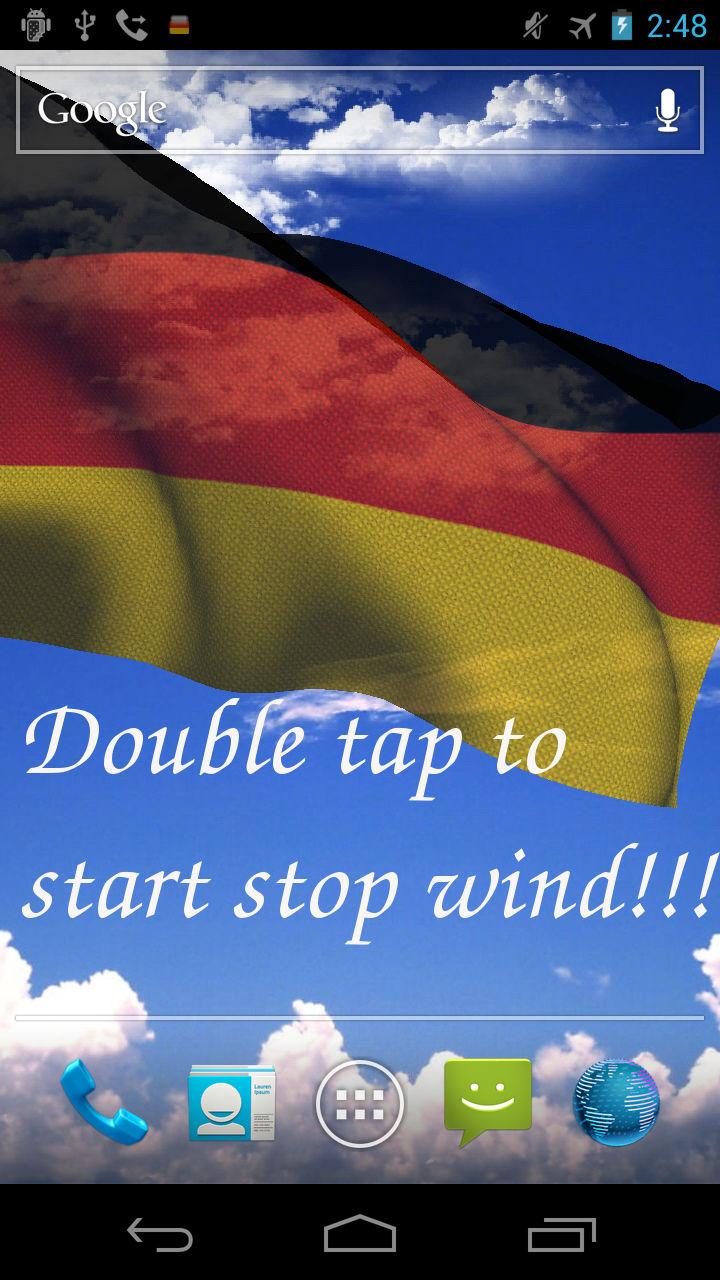 3D Germany Flag Screen 2
