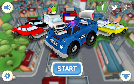 Police Car Driver - Parking 3D