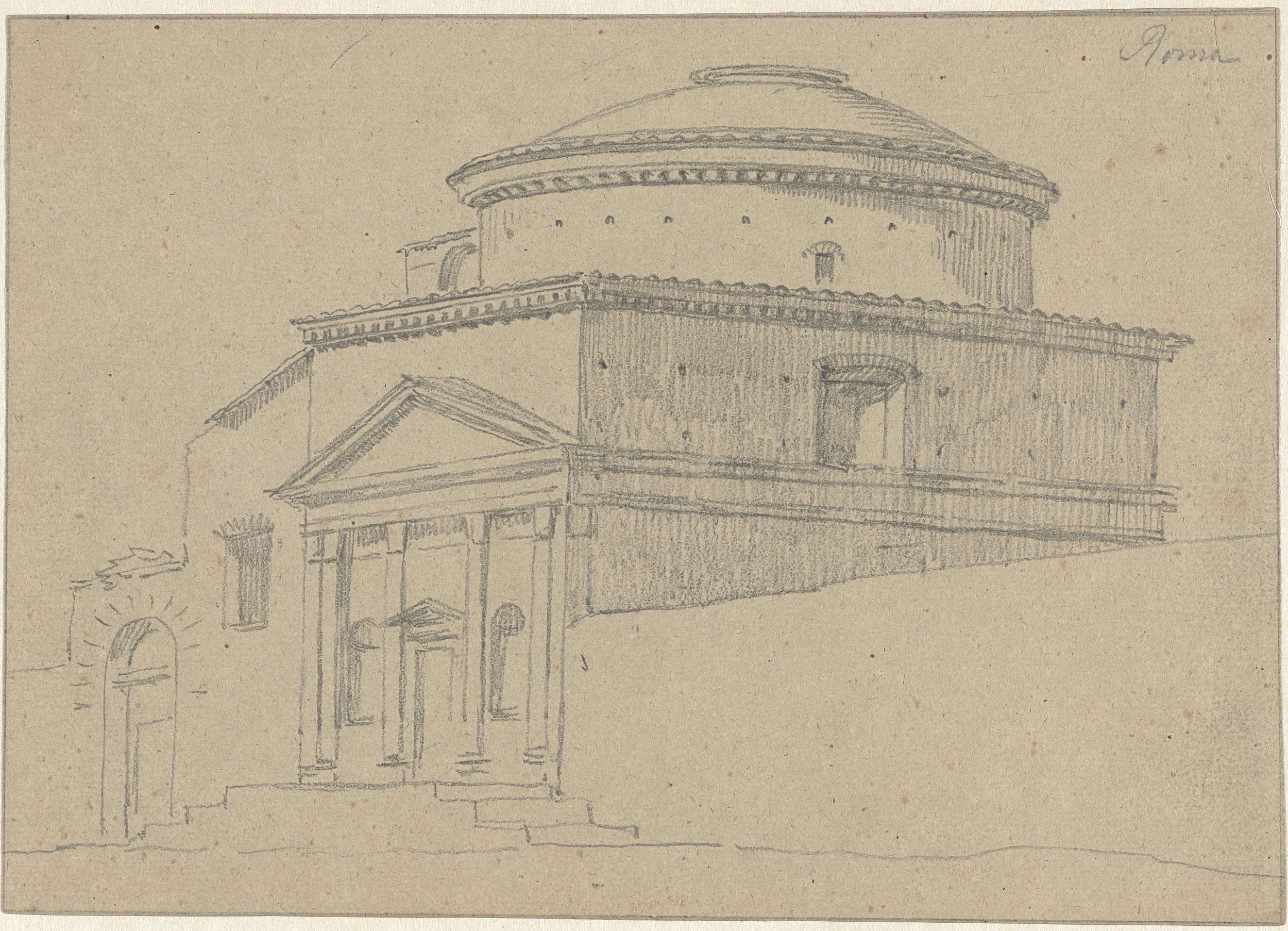 De kerk Sant'Andrea in Via Flaminia, Rome