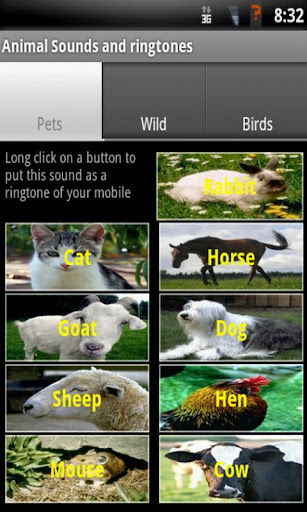30 Animal sounds and ringtones