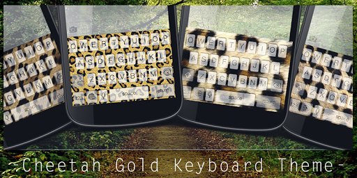 Cheetah Gold Keyboard Theme