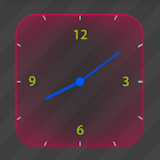 Glowing Analog Clock  Icon