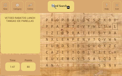 Word Search HD Tablet