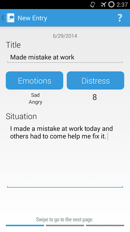 CBT Thought Record Diary Android Apps on Google Play