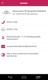 Restaurant Worpsweder Bahnhof poster 7