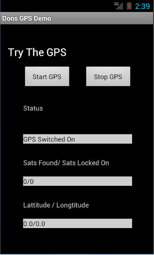 Don's GPS Demo