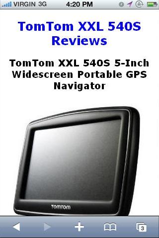 GPS Navigator XXL 540S Reviews