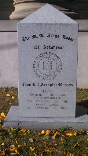 M W Grand Lodge of Arkansas Monument