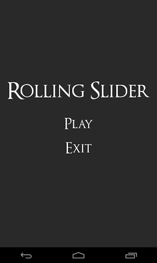 Rolling Slider