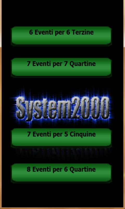 System2000 Screen 2