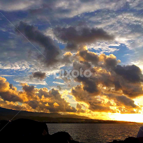 Manado Bay by Veronica Kumurur - Landscapes Cloud Formations