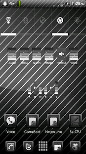 Free Download AM Skin: Transparent B & W APK for PC