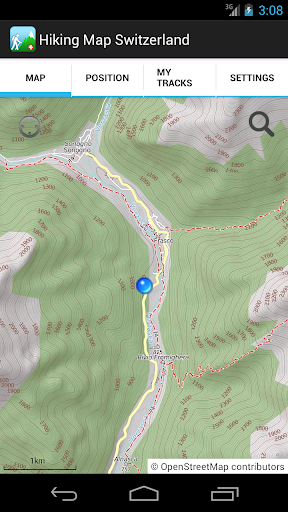Hiking Map Switzerland