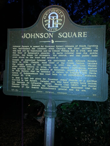 Johnson Square Historical Marker