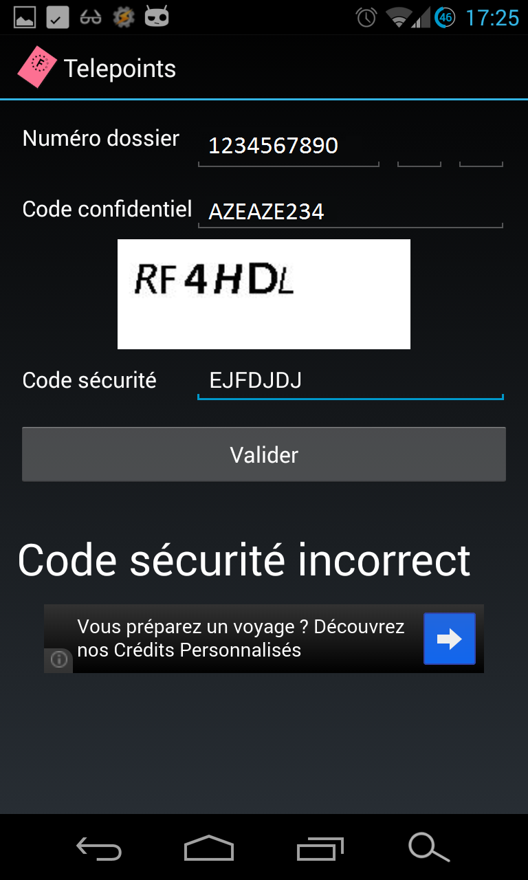 Télépoints Screen 2